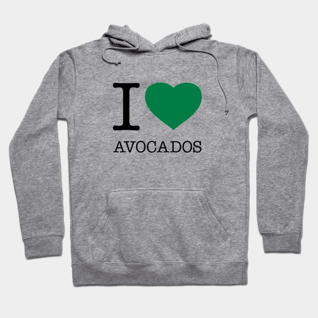 I LOVE AVOCADOS Hoodie by eyesblau